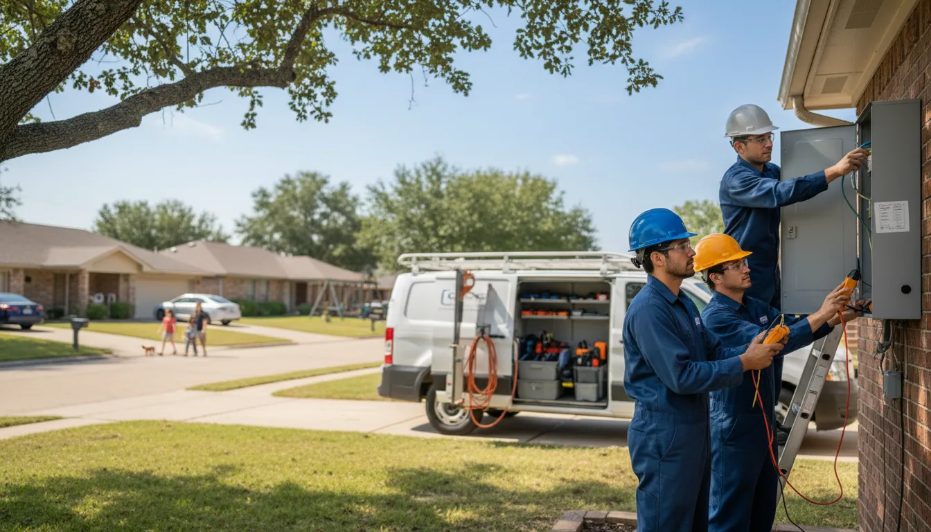 Certified electrician providing emergency electrical services in Foster City, MI